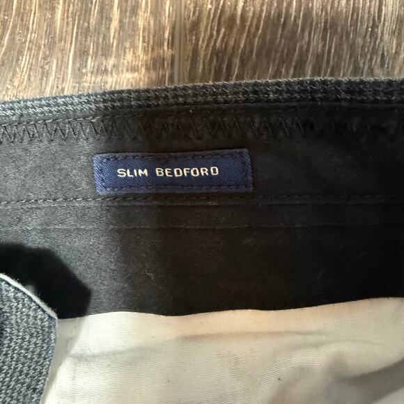 J. Crew Mens Slim Bedford Houndstooth Pants 100% Cotton Size 29x32 - Picture 6 of 7